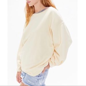 SOLD UO Oversized Boatneck Sweatshirt